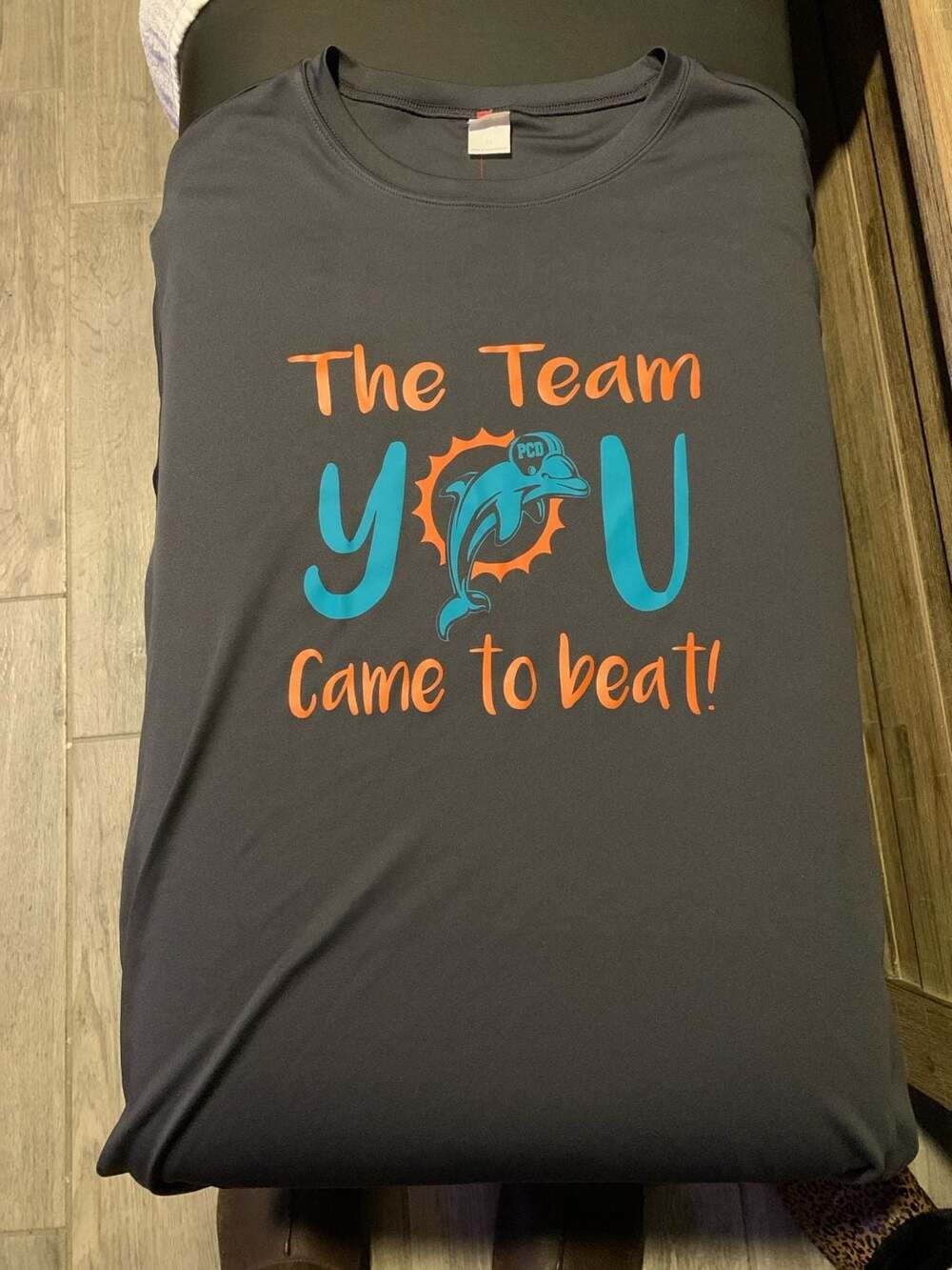 Custom PCD JV Miami Dolphins Quote T-Shirt #FearTheDad